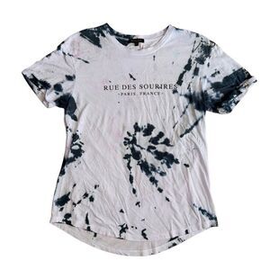 Massimo Dutti Women's Hand Tie Dyed T Shirt Size XS